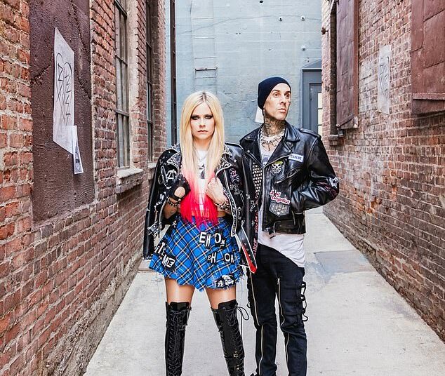 Avril Lavigne y Travis Barker
