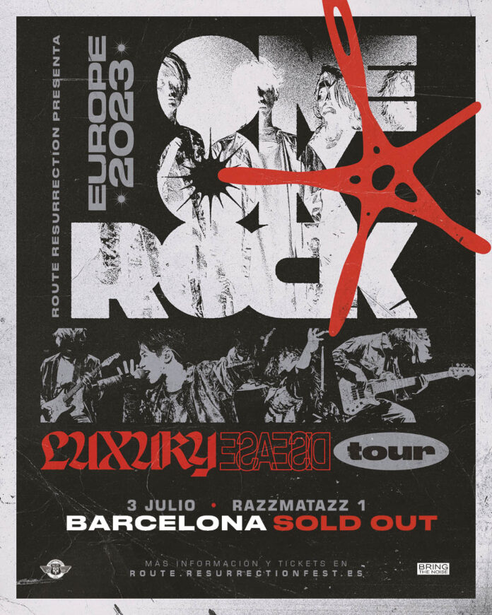 ONE OK ROCK en Barcelona Razzmatazz