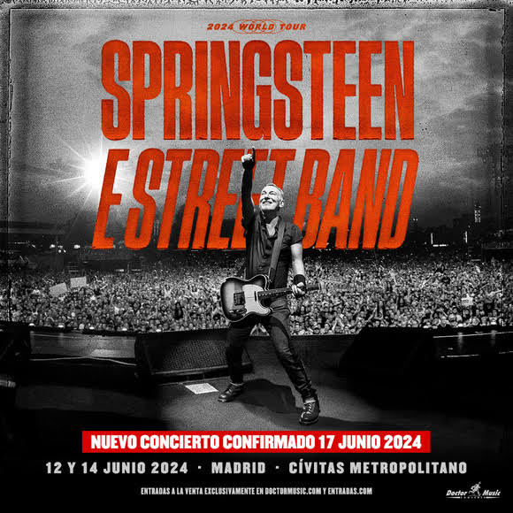 Entradas para Bruce Springsteen en Madrid 2024