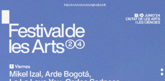 Cartel Festival de les Arts de Valencia 2024