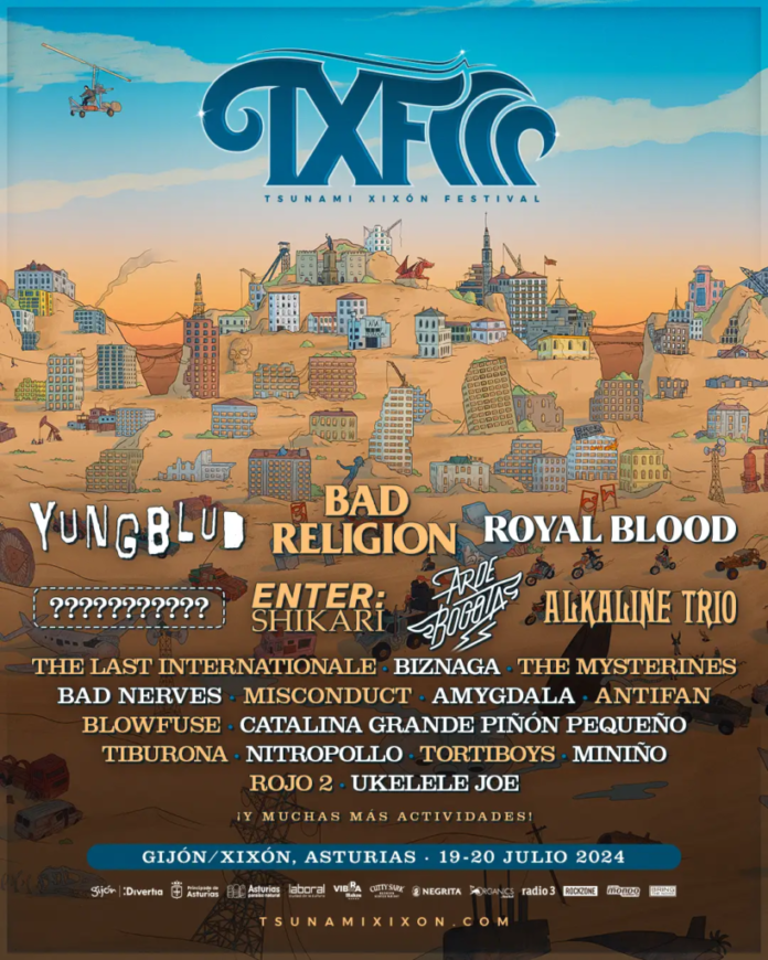 Cartel Tsunami Xixón Festival 2024