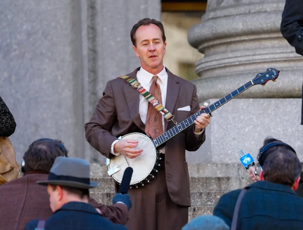 Ed Norton as Pete Seeger