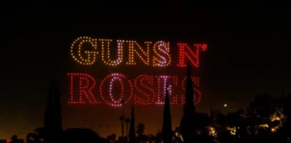 Guns N Roses Drone show featured