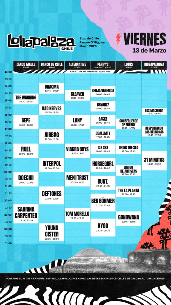 LOLLACL26 Horarios 01 Viernes 9x16 LOLLACL26 Horarios 01 Viernes 9x16